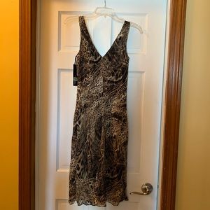 Jones New York Leopard Print Sleeveless. NWT 4